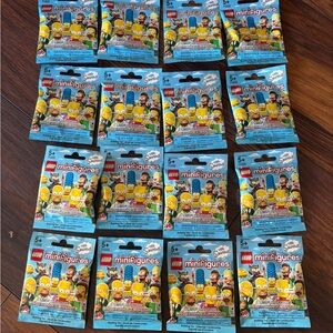 Complete Set: LEGO Simpsons Minifigures Series 1 (16/16)Mint, Verified, Unopened